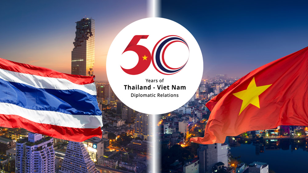 越南与泰国建交50周年官方标志